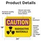 Signmission Radiation & Laser Sign, 18 in H x 24 in W, Vinyl Decal, Rectangle OS-2PACK-CR-D-1824-L-10188 - alternate 4